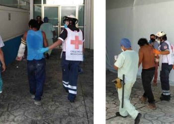 Pleito por cervezas termina a machetazos en Cancún