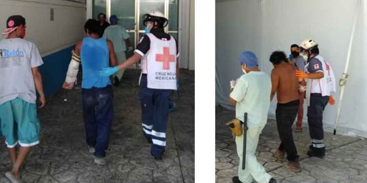 Pleito por cervezas termina a machetazos en Cancún