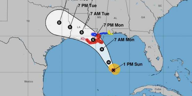 ‘Marco’ se fortalece y se convierte en huracán en el Golfo de México