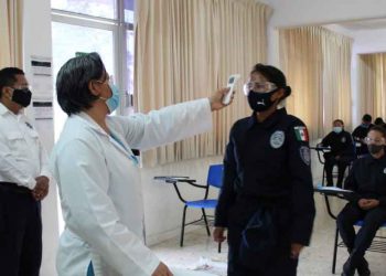 La Policía Quintana Roo se capacita en protocolo para la prevención del Covid- 19