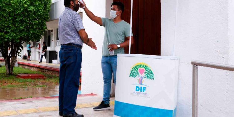 El DIF Quintana Roo sigue protocolos de cuidado para la nueva normalidad