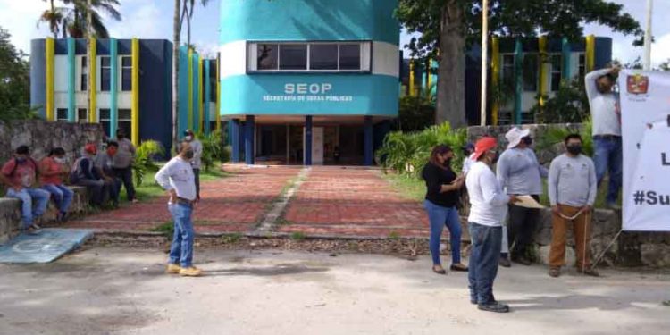 Continúan las protestas en el SUTAGE, exigen lanzar convocatoria para elegir a un nuevo dirigente