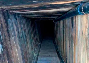 Descubren el narcotúnel más moderno: ventilación, agua, electricidad y transporte