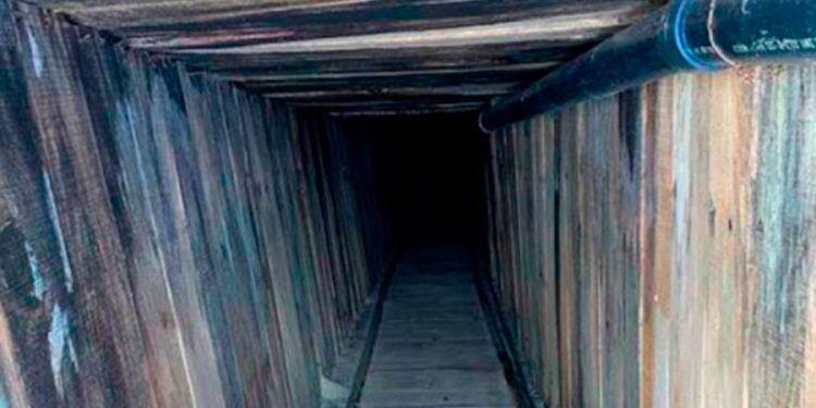 Descubren el narcotúnel más moderno: ventilación, agua, electricidad y transporte