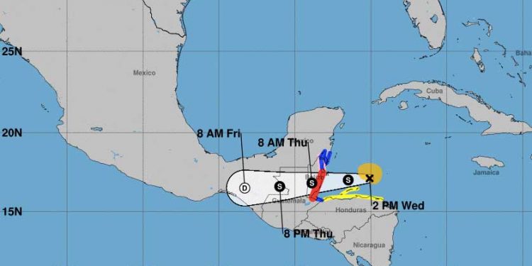 Vigilan a NANA; llegará por Belice según los pronósticos