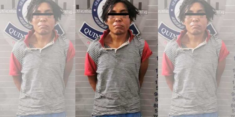 Detienen a sospechoso de incendiar vehículos en Chetumal