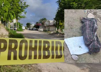 Otro ensabanado en Cancún! Ahora hasta con mensaje para el «Puma»