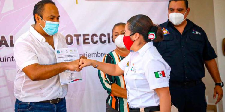 Conmemoran en Isla Mujeres el Día Nacional de Protección Civil