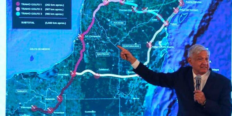 No hay manera de detener al Tren Maya: AMLO