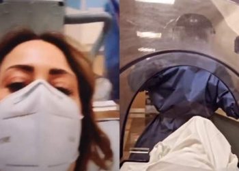 Hospitalizan a Andrea Legarreta por neumonía derivada del COVID-19