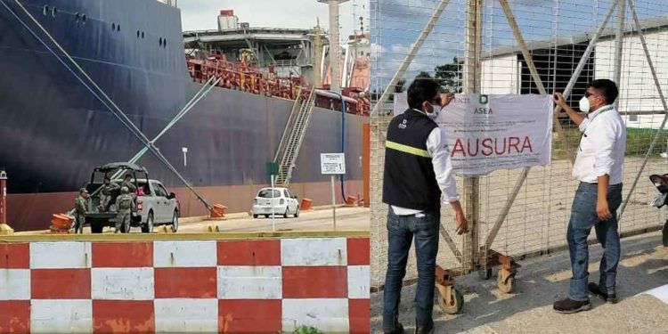 Duro golpe al huachicol en Tabasco, aseguran a 21 personas además del buque Blue Commander