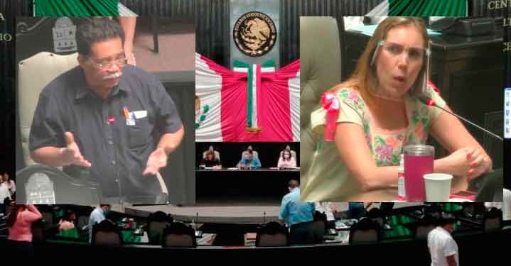 Dimes y diretes en plena sesión del Congreso del Estado