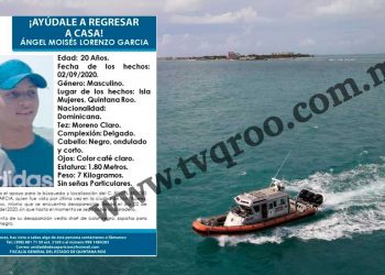 Sigue en calidad de desaparecido turista que entró a nadar en Playa de Isla Mujeres