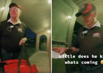 Dan 12 mil dólares de propina a repartidor de pizzas de 89 años, por su amabilidad