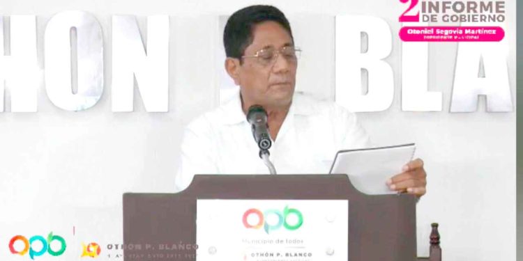 Atropellado informe de Gobierno de Othoniel Segovia en Chetumal