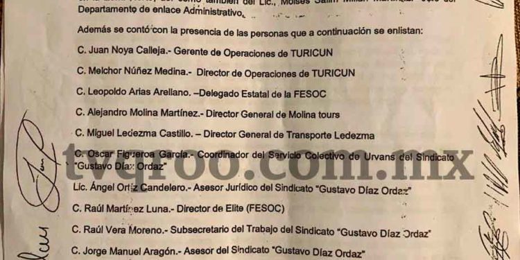 Sindicato de Taxistas avaló la entrada de camiones en Playa Mujeres