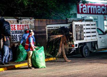 Realiza Ayuntamiento de Isla Mujeres trabajos preventivos ante llegada de Zeta