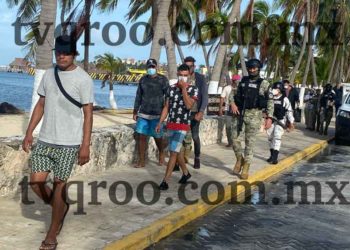 A disposición del INM seis personas indocumentadas aseguradas en Isla Mujeres