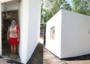 Gobernador de Yucatán presume entrega de mini cuartos y le llueven críticas