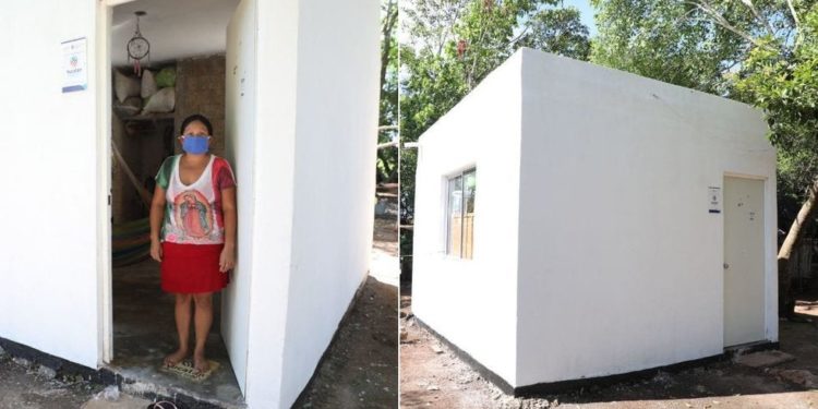 Gobernador de Yucatán presume entrega de mini cuartos y le llueven críticas