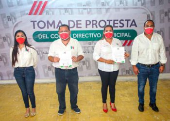 Realizan el PRI de Isla Mujeres cambio de dirigencia