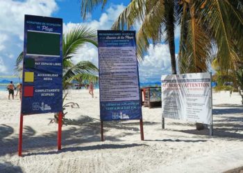 Siguen firmes protocolos de Salud en Playas de Isla Mujeres