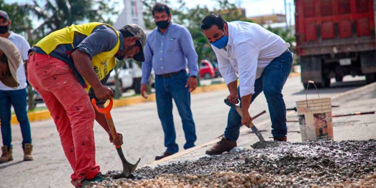 Rehabilita Ayuntamiento de Isla Mujeres cruce peatonal en Zona Continental