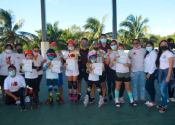 Realizan en Isla Mujeres «Rally de Patinaje sobre Ruedas 2020»