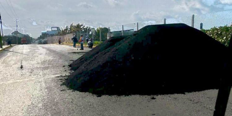 Inicia obra de repavimentación sobre la carretera perimetral, en Isla Mujeres