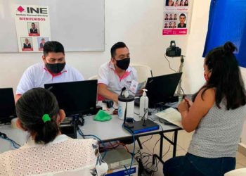 Módulo del INE permanecerá abierto hasta el próximo 8 de enero en Isla Mujeres