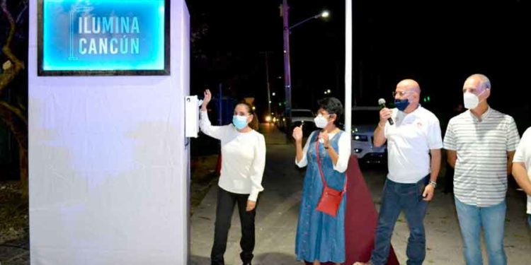 Mara cumple con la meta del programa «Ilumina Cancún»
