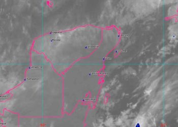 Así amaneció el día este 14 de enero en Quintana Roo