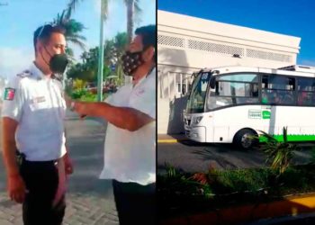 Camiones de transporte urbano en Isla Mujeres se burlan de las autoridades