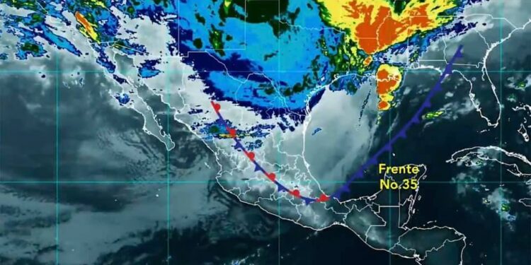 Ingresa el Frente Frío #35 a Quintana Roo