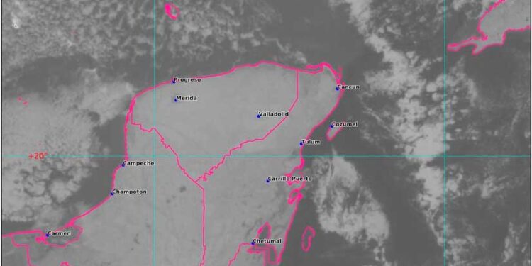 Así estará el clima hoy en Quintana Roo