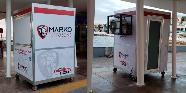 Terminal marítima de Cozumel contará con un módulo  para realizar pruebas Covid