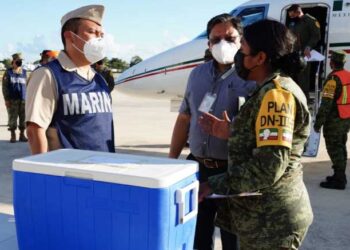 Llega el quinto lote de vacunas contra el Covid-19 para Quintana Roo