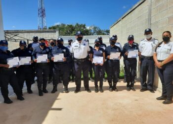 Certifican a policías de GEAVIG en Zona Continental en temas de perspectiva de género