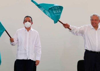 Inició la construcción del tramo cinco del Tren Maya, que generará empleos y reactivará la economía de la región: Carlos Joaquín