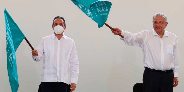 Inició la construcción del tramo cinco del Tren Maya, que generará empleos y reactivará la economía de la región: Carlos Joaquín