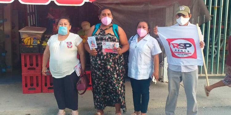 Candidata de RSP recorrió Rancho Viejo este viernes