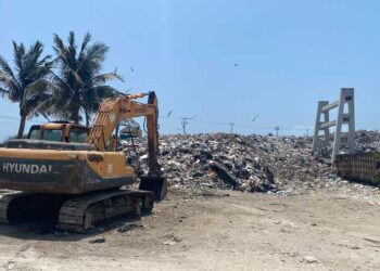Trabajos de saneamiento en la Estación de Transferencia de Basura en Isla Mujeres siguen en `Stand By´