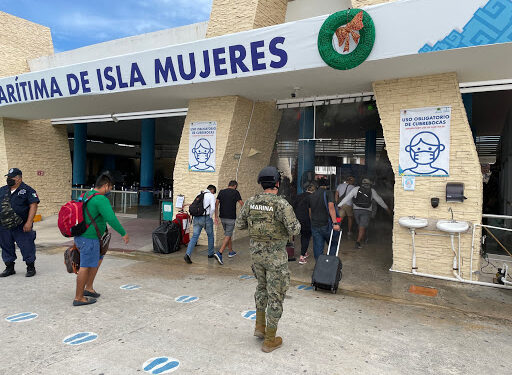 Se mantienen las recomendaciones de sana distancia en terminales marítimas
