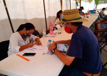 Aplican segunda dosis de vacuna contra el Covid-19 en Leona Vicario