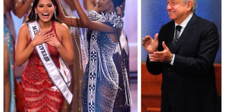 Andrea Meza es la Miss Universo 2021, es la más guapa: López Obrador