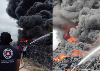 Fuera de control el incendio del antiguo basurero en Cancún