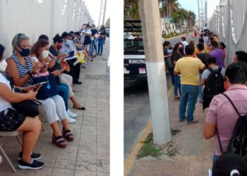 Maestros de Isla Mujeres recibieron la vacuna CanSino, de una sola dosis y efectividad de un 65.7 %