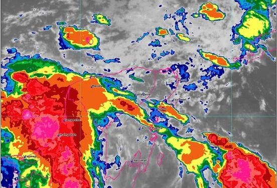 Así estará el clima hoy en Quintana Roo