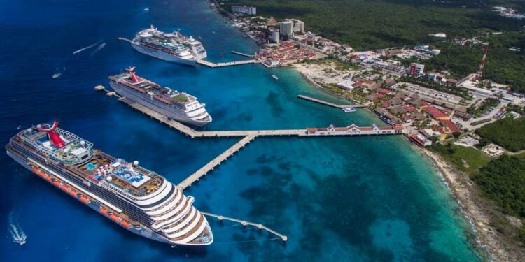 Cruceros empezarán a llegar a Cozumel el próximo miércoles