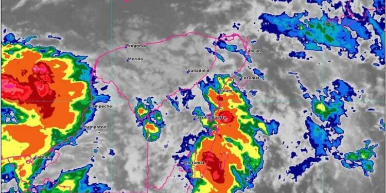 Así estará el clima hoy en Quintana Roo